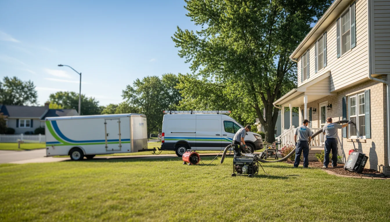 Flooded Basement Restoration And Cleanup With Repair in Hornick, IA near me